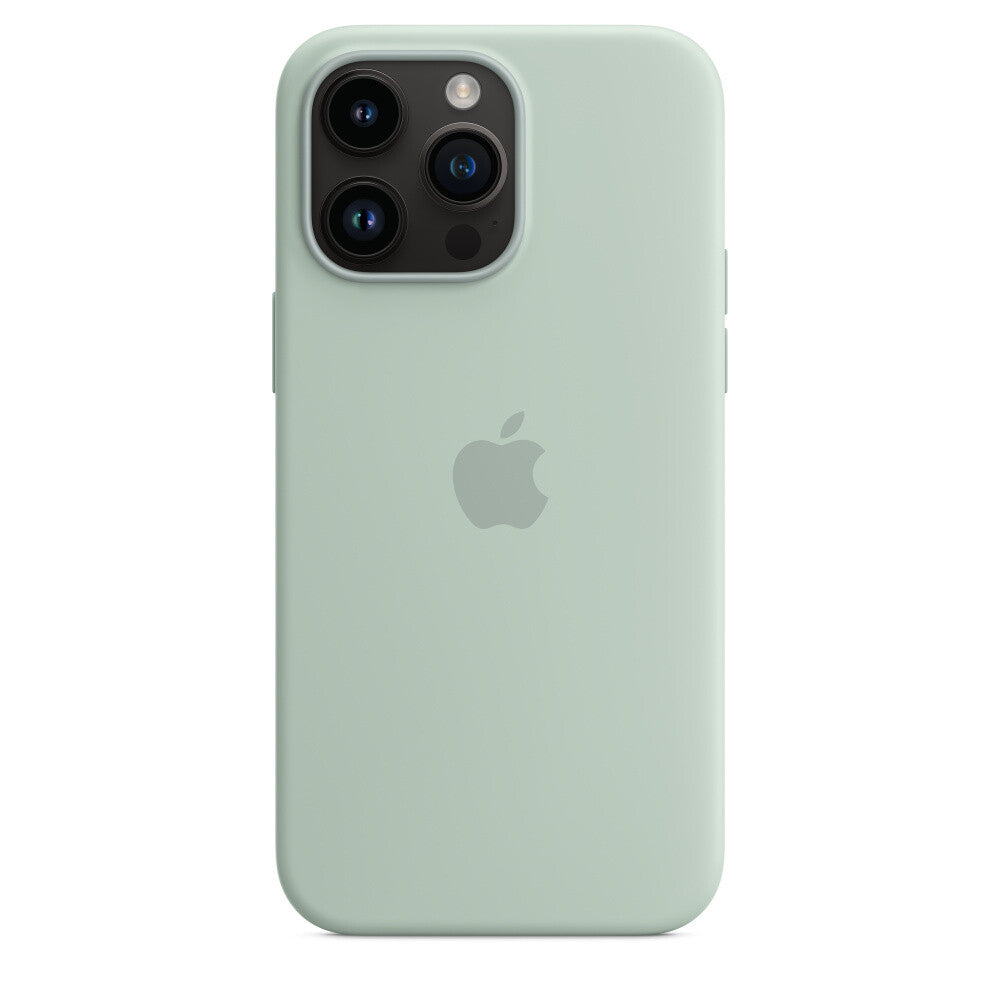 Apple iPhone 14 Pro Max Silicone Case met MagSafe - Agavegroen