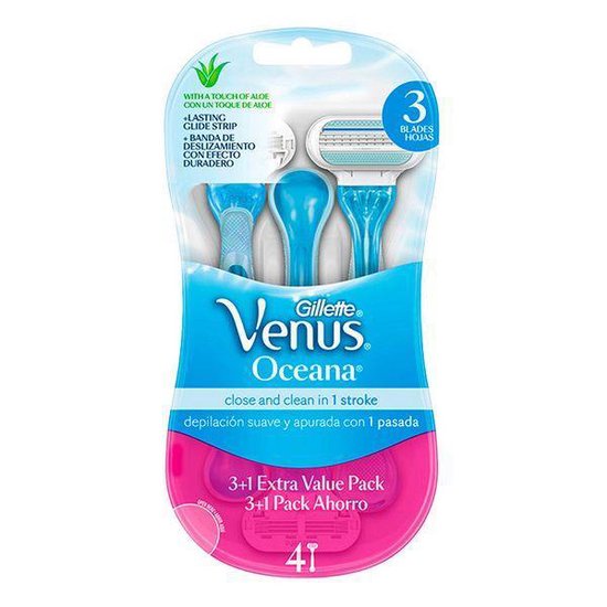 Gillette Venus Oceana wegwerpmesjes - 4 stuks