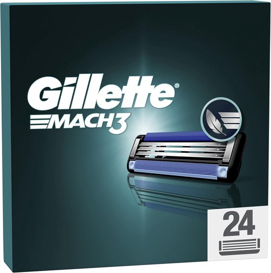 Gillette Mach3 scheermesjes - navulmesjes - set van 24