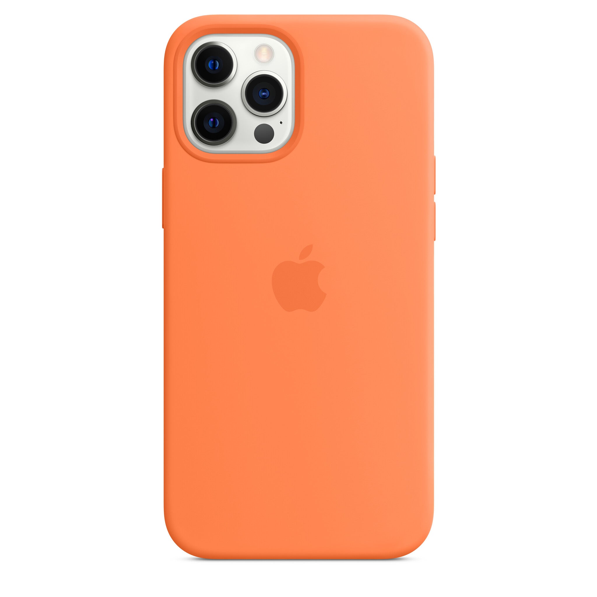 Apple iPhone 12 Pro Max Silicone Case met MagSafe - Kumquat