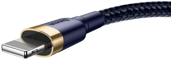 Baseus USB naar Lightning Kabel - 2 meter - Goud/Donkerblauw