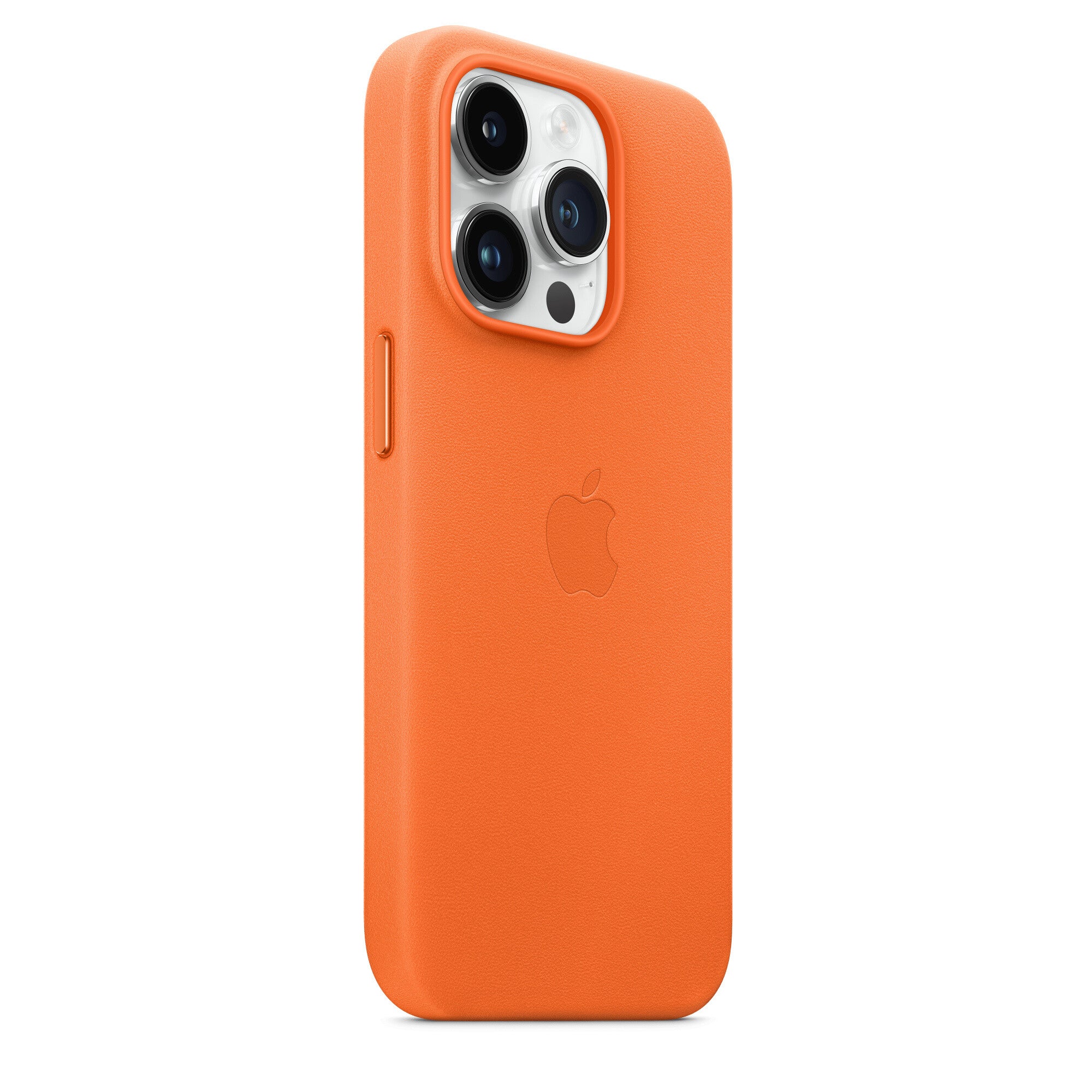 Apple iPhone 14 Pro Silicone Case met MagSafe - Oranje