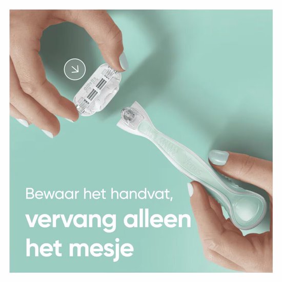 Gillette Venus Smooth scheersysteem - rondingvolgende mesjes - 1 handvat en 2 navulmesjes