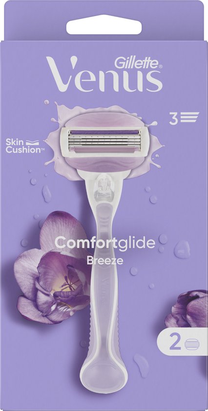Gillette Venus Comfortglide Breeze scheerapparaat - 1 handvat 2 mesjes