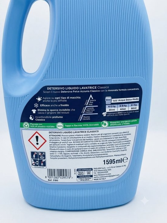 Felce Azzurra wasmiddel - Classico - 1,595 liter