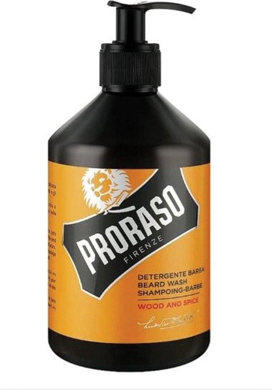 Proraso baardshampoo - Wood & Spice - 500 ml