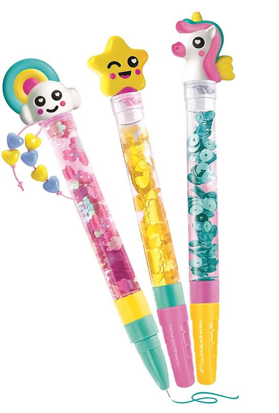Clementoni Idea fantasy pennen - creëer je eigen - 3 stuks