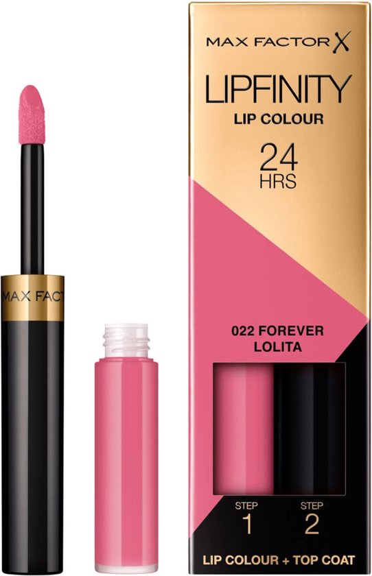Max Factor Lipfinity Lip Colour lippenstift - 022 Forever Lolita - 2,3 ml + 1,9 g
