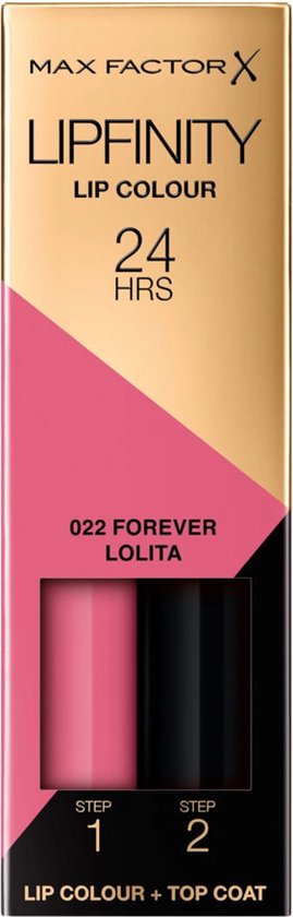 Max Factor Lipfinity Lip Colour lippenstift - 022 Forever Lolita - 2,3 ml + 1,9 g