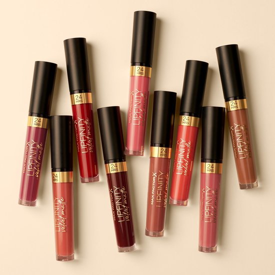 Max Factor Lipfinity Velvet lippenstift - matte - 045 Posh Pink