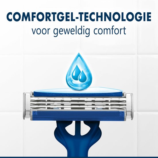Gillette Blue III Smooth wegwerpscheermesjes - set van 12