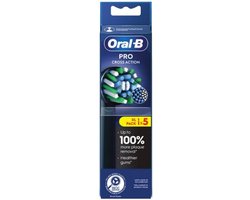 Oral-B Cross Action opzetborstels - 5 stuks - Zwart