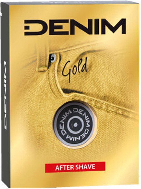 Denim Gold aftershave - houtachtig kruidige geur - musk en cederhout - 100 ml