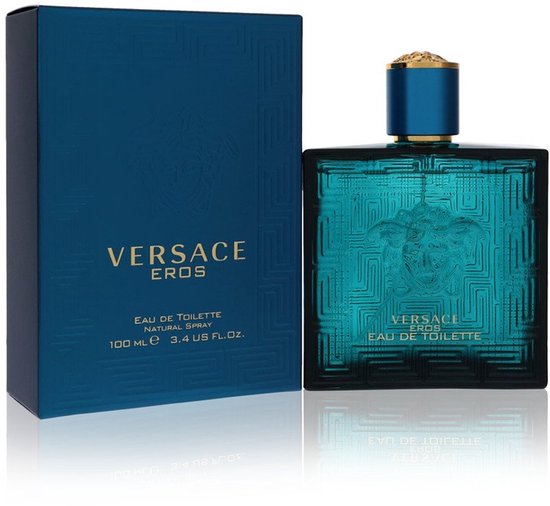 Versace Eros eau de toilette - heren - houtig oriëntaals met munt en citroen - 100 ml