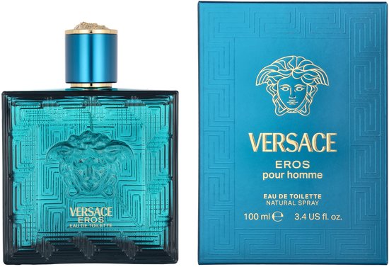 Versace Eros eau de toilette - heren - houtig oriëntaals met munt en citroen - 100 ml