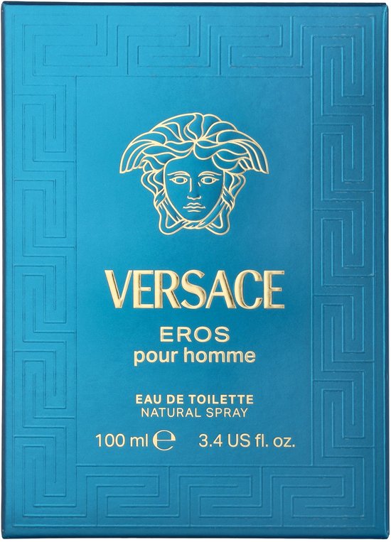 Versace Eros eau de toilette - heren - houtig oriëntaals met munt en citroen - 100 ml