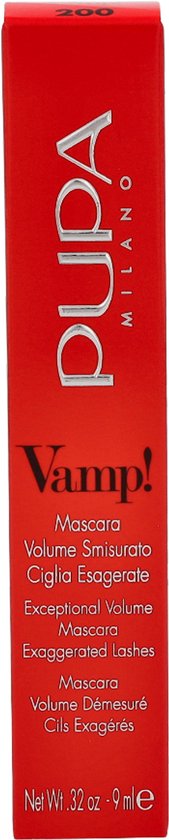 Pupa Vamp mascara - volumegevend voor gevoelige ogen - Chocolate Brown 200
