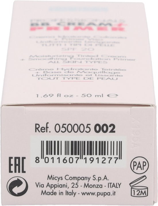 Pupa Milano Professionals BB cream + primer - 002 Sand