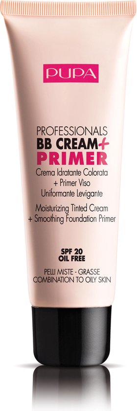 Pupa BB cream + primer - voor gecombineerde tot vette huid - 002 Sand