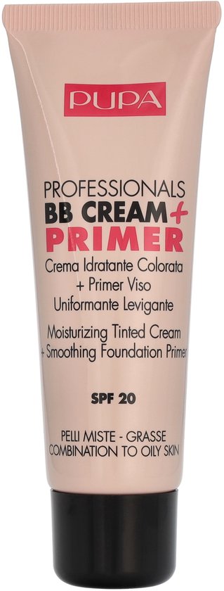 Pupa BB cream + primer - voor gecombineerde tot vette huid - 002 Sand