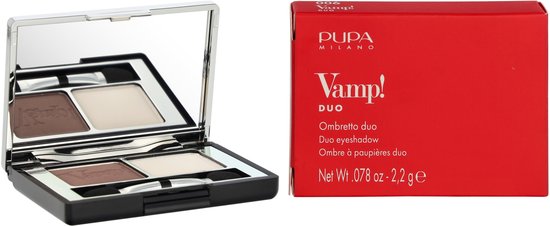 Pupa Vamp! oogschaduw - compact duo - 006 Brown Vanilla
