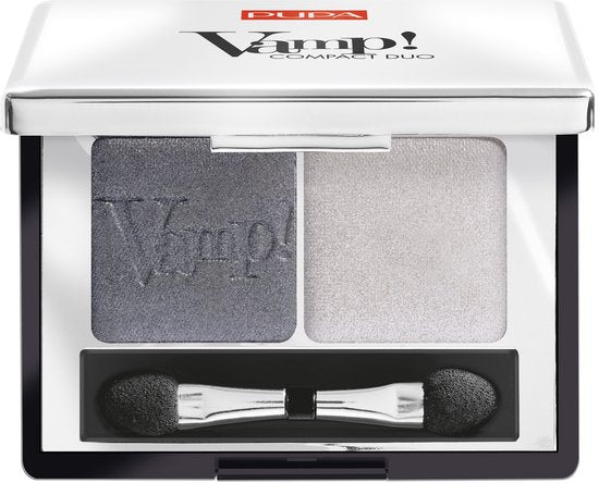 Pupa Vamp! Compact Duo oogschaduw - 009 Silver Stone