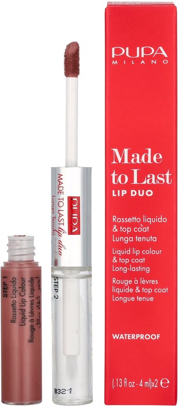 Pupa Milano Made To Last lip duo - waterproof - 4 ml