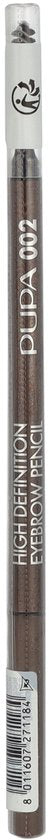 Pupa High Definition wenkbrauwpotlood - 002 Brown