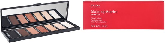 Pupa Milano Make Up Stories Compact oogschaduw palette - Back to Nude 001