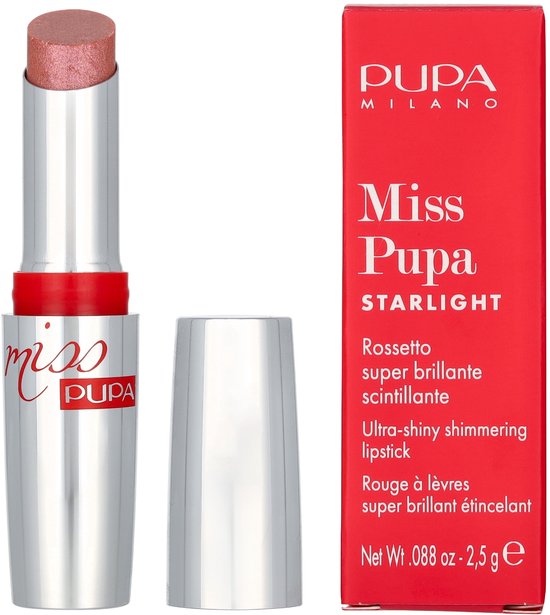 Pupa Milano Miss Pupa Starlight lippenstift - semi-transparant - 700 Charming Charlotte