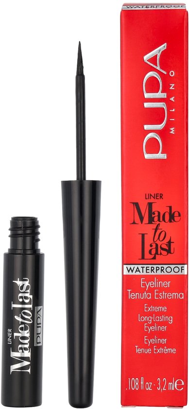 Pupa Milano Made to Last eyeliner - waterproof - 001 Exta Black