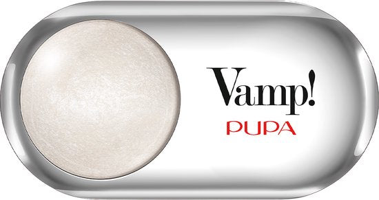 PUPA Milano Vamp! eyeshadow - Wet & Dry 401 White Snow - Nude & Brown - 1 g