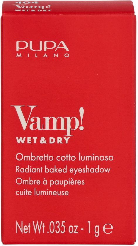 Pupa Milano Vamp oogschaduw - wet & dry 404 Cold Taupe - 1 gr
