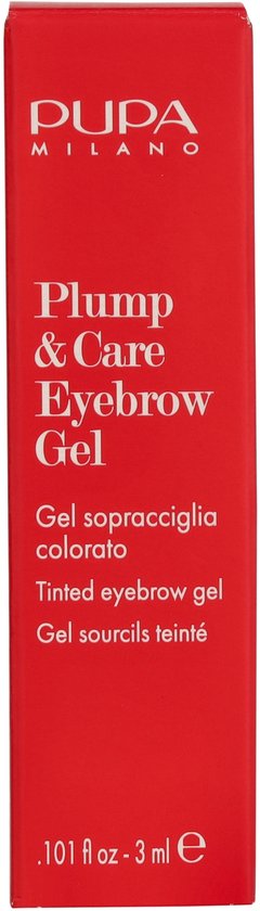 Pupa Milano Plump & Care wenkbrauwgel - Blonde - 1 stuk