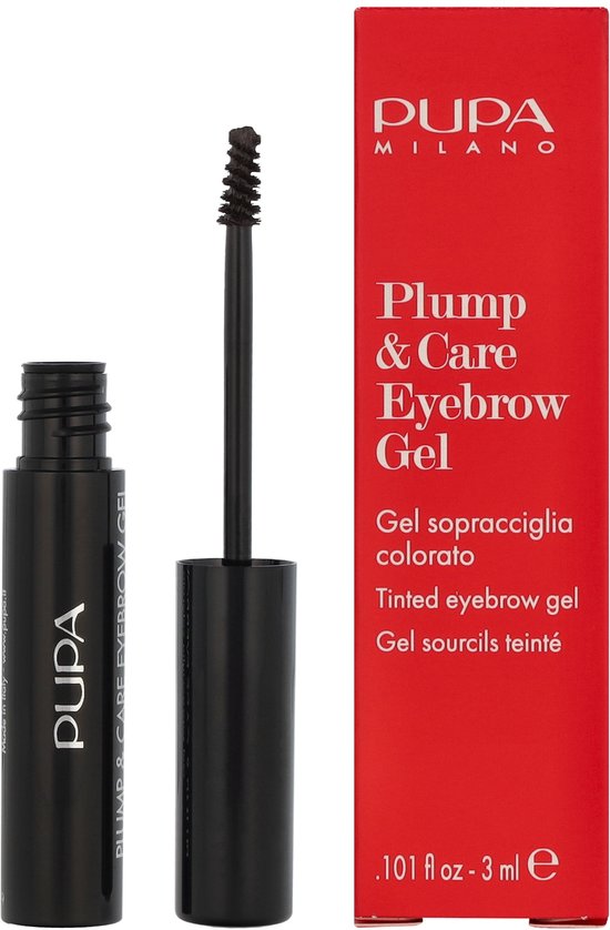 Pupa Plump & Care wenkbrauwgel - 3 ml - 003 Dark Brown