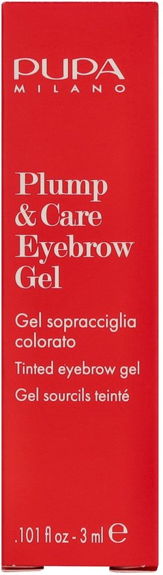 Pupa Plump & Care wenkbrauwgel - 3 ml - 003 Dark Brown