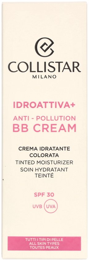 Collistar Idroattiva+ BB cream - anti-pollution - 1 Light - 50 ml