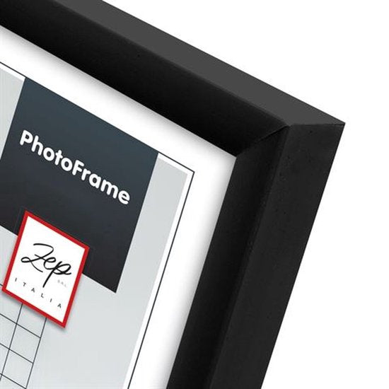 New Easy fotolijst - kunststof - 10×15 cm - Zwart