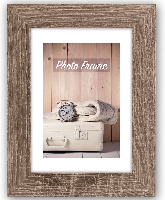 Zep fotolijst - hout - staand of hangend - 20×30 cm - Naturel bruin