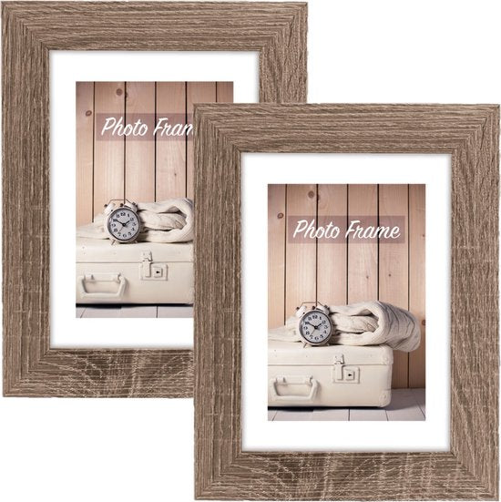 Zep fotolijst - hout - staand of hangend - 20×30 cm - Naturel bruin