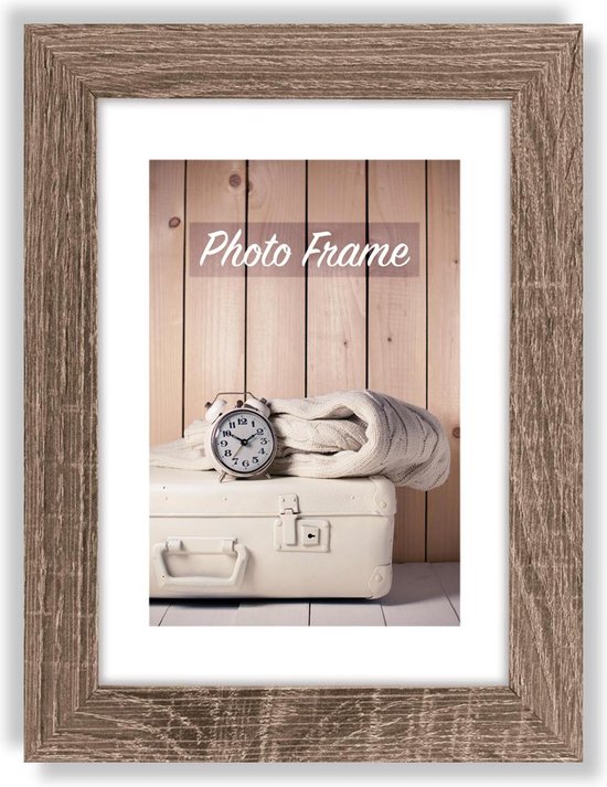 Zep fotolijst - hout - staand of hangend - 20×30 cm - Naturel bruin