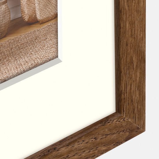 ZEP fotolijst Malmo - houten - 9×13/13×18 cm - Bruin