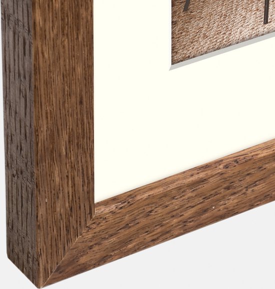 ZEP fotolijst Malmo - houten - 9×13/13×18 cm - Bruin