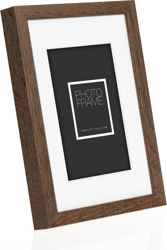 ZEP fotolijst Malmo - houten - 9×13/13×18 cm - Bruin