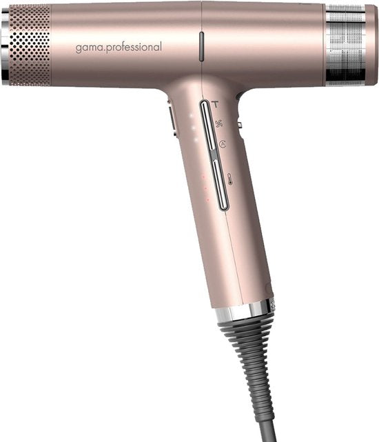 GA.MA iQ3 Perfetto föhn - PH6080.PK - 1600 W - 110.000 rpm - ionisatie - 4 warmtestanden - turbo - LCD - Rose gold