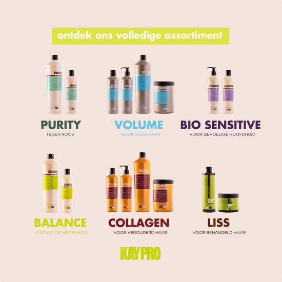 KayPro Balance shampoo - vettig haar - 350 ml
