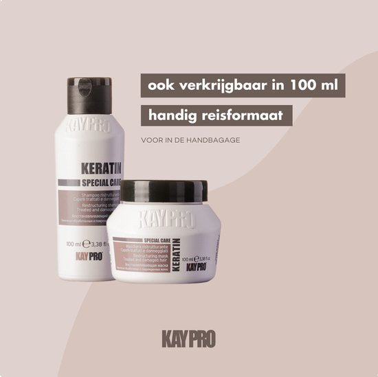 KayPro keratine haarmasker - droog en beschadigd haar - 500 ml
