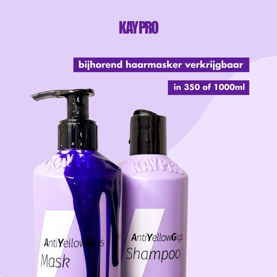 KayPro zilvershampoo - Gigs No Yellow - 1000 ml