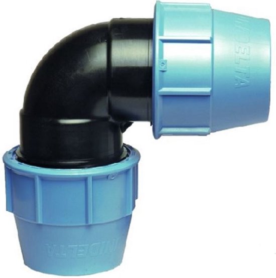 Tyleen coupling - 90° elbow with 2× compression - 32 mm