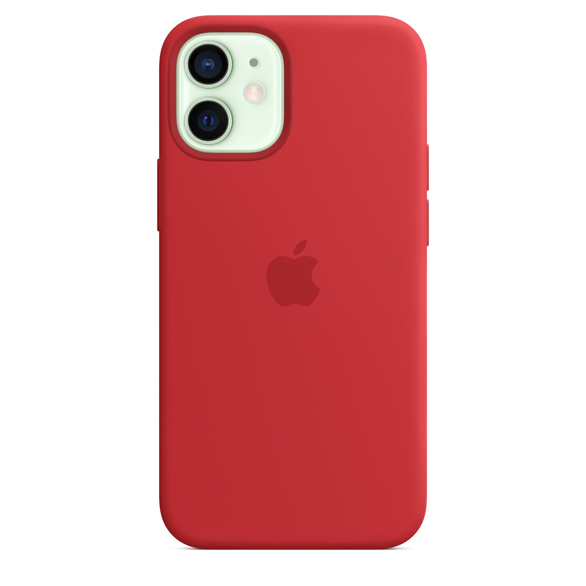 Apple iPhone 12 Mini Silicone Case met MagSafe - (PRODUCT)RED